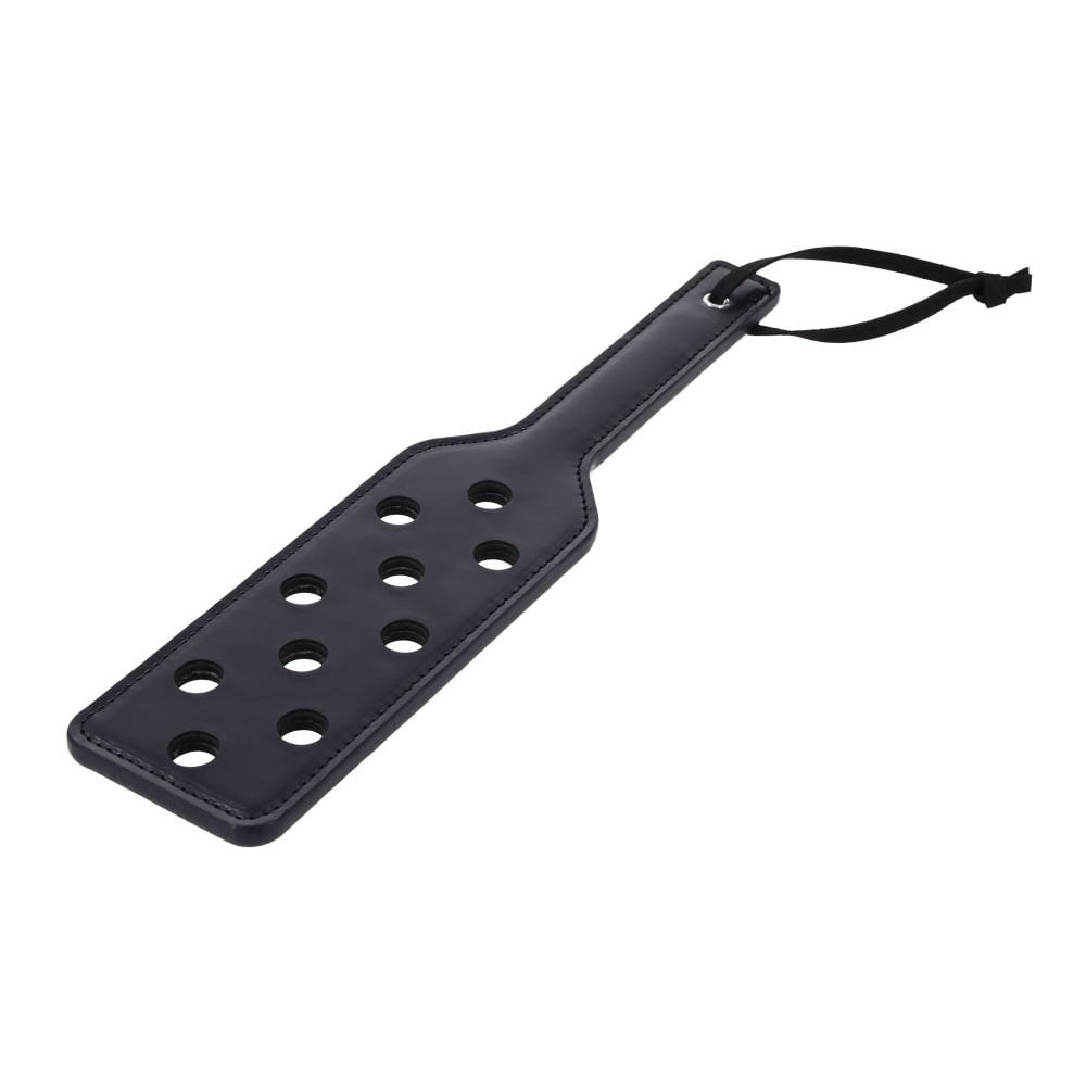 S&M Shadow Paddle - Black Spanking Paddle - Silk and Sin