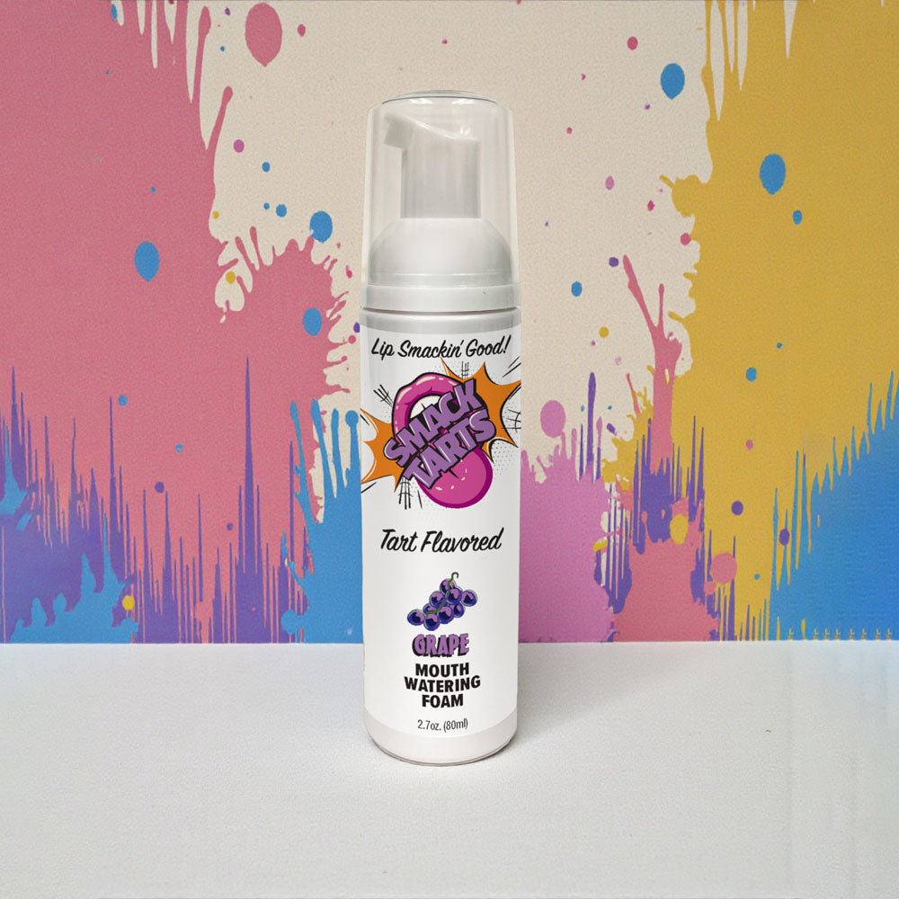 Smack Tarts Mouthwatering Foam - Grape - Sour Grape Flavoured - 80 ml Bottle - silkandsin