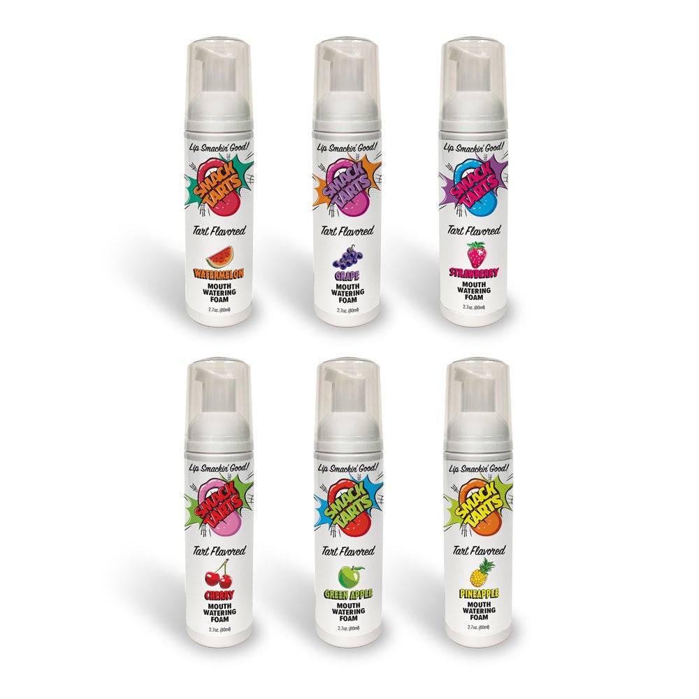 Smack Tarts Mouthwatering Foam - Green Apple - Sour Green Apple Flavoured - 80 ml Bottle - silkandsin