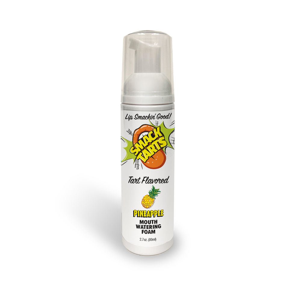 Smack Tarts Mouthwatering Foam - Pineapple - Sour Pineapple Flavoured - 80 ml Bottle - silkandsin
