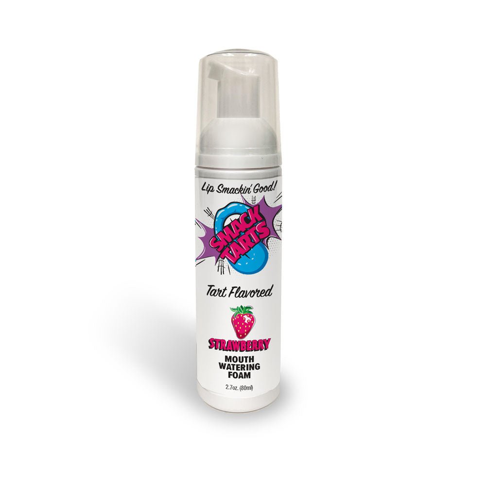 Smack Tarts Mouthwatering Foam - Strawberry - Sour Strawberry Flavoured - 80 ml Bottle - silkandsin