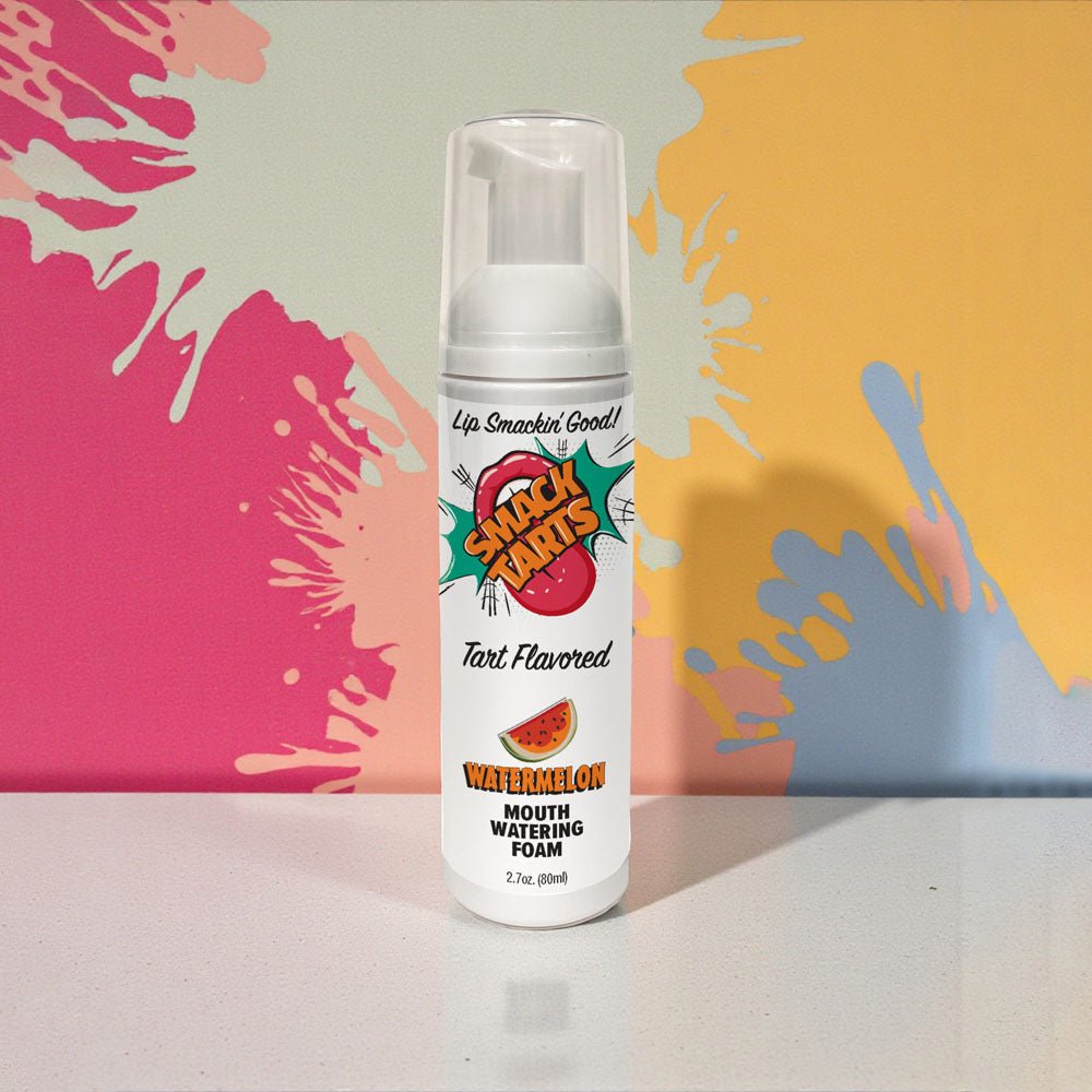 Smack Tarts Mouthwatering Foam - Watermelon - Sour Watermelon Flavoured - 80 ml Bottle - silkandsin