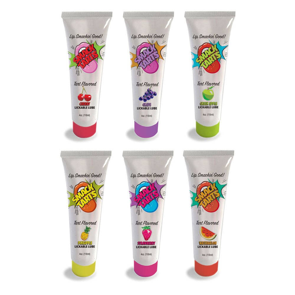 Smack Tarts - Sour Cherry - Sour Cherry Flavoured Lubricant - 120 ml Tube - silkandsin