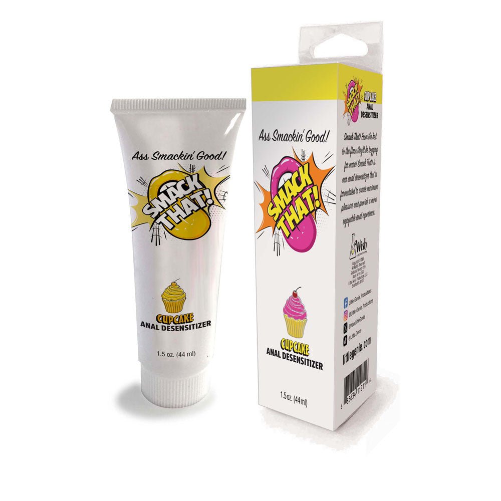 Smack That! Anal Desensitiser - Cupcake - Cupcake Flavoured Anal Desensitiser - 44 ml Tube - silkandsin
