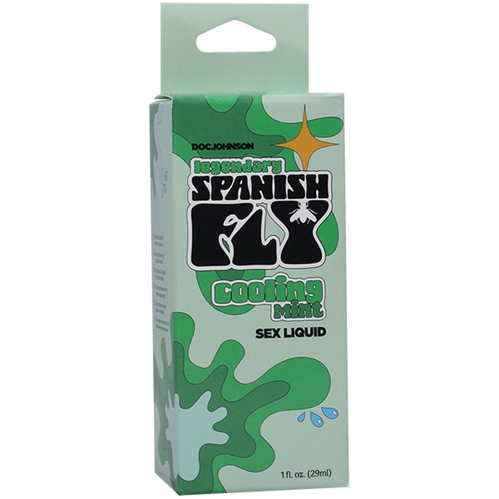 Spanish Fly Sex Liquid - Cooling Mint - Aphrodisiac Enhancer - 29 ml Bottle - Silk and Sin