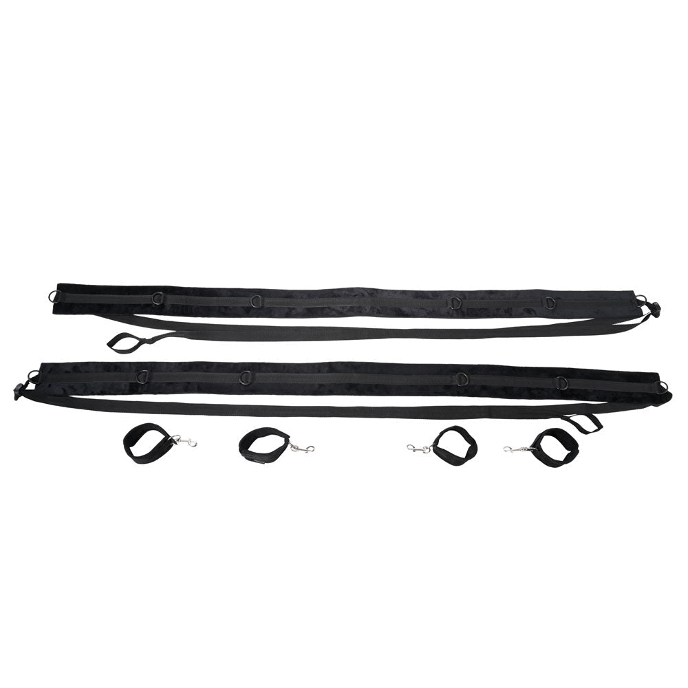 SPORTSHEETS No Matter Where Bondage Restraint System - Bed Restraints - silkandsin