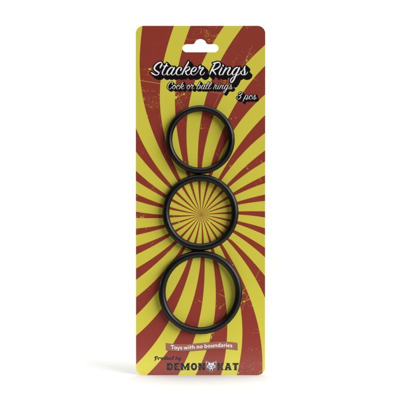 Stacker Rings 3 Pc Set - Silk and Sin
