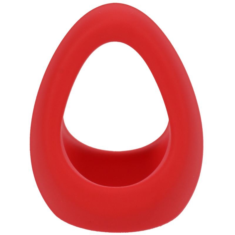 Stirrup Silicone Cock Ring Crimson - Silk and Sin