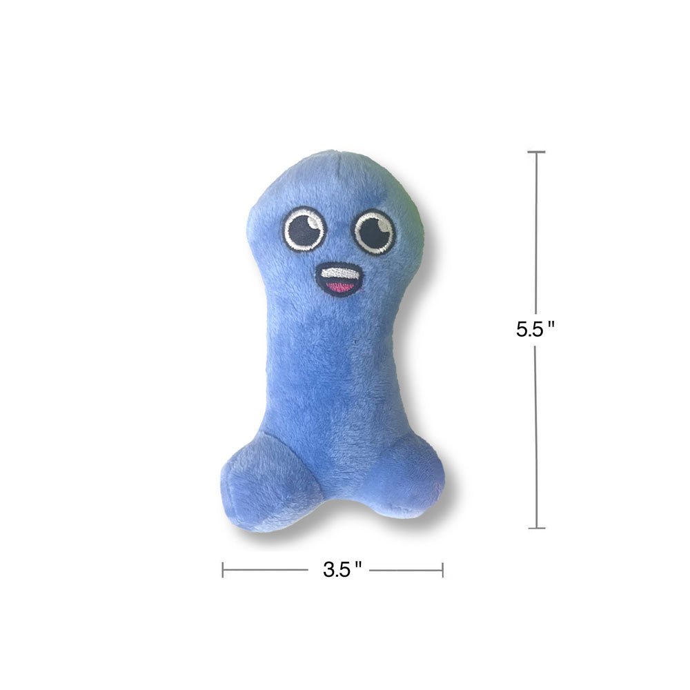 Suck A Bag Of Dicks Plushy Pillows - Mini Fuzzy Dicky Plushy Pillows - Set of 5 - silkandsin