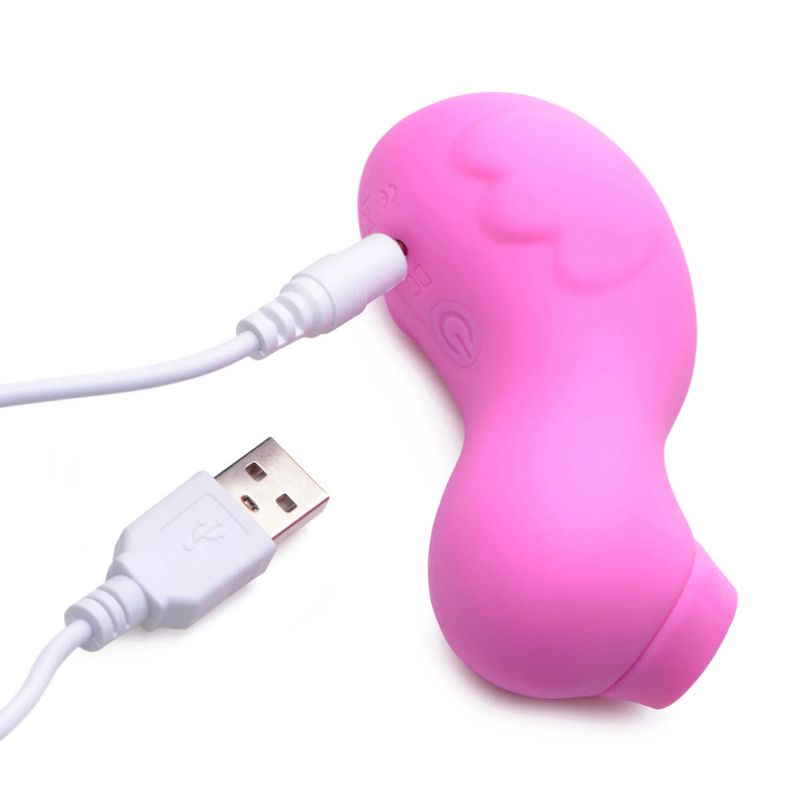 Sucky Ducky Silicone Clitoral Stimulator Pink - Silk and Sin