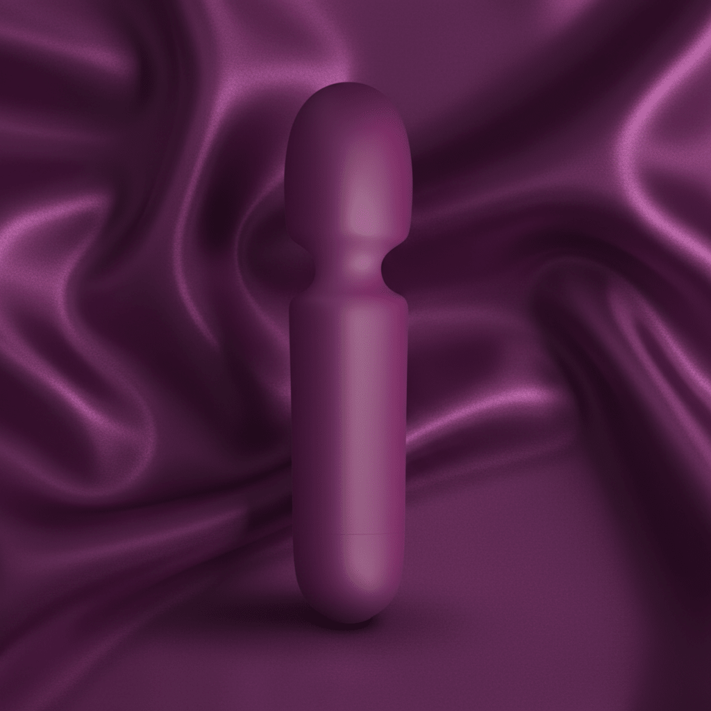 SugarBoo Playful Passion Wand Vibe Burgundy - Silk and Sin