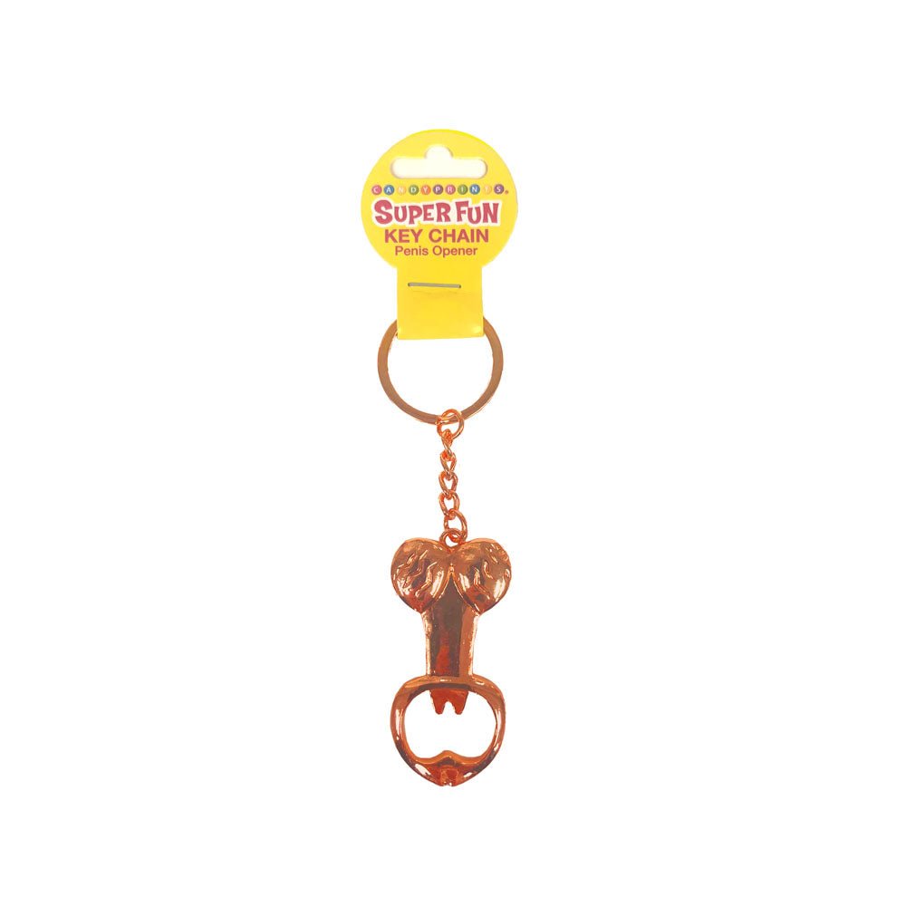 Super Fun Key Chain - Penis Bottle Opener - Novelty Key Chain - Silk and Sin