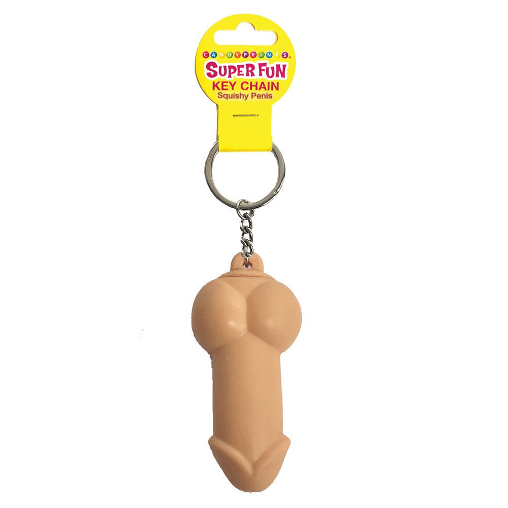 Super Fun Key Chain - Squishy Penis - Novelty Keychain - Silk and Sin