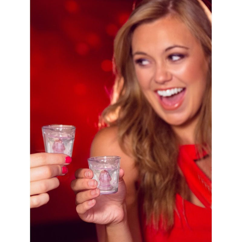 Super Fun Penis Shot Glasses - Set of 2 - silkandsin