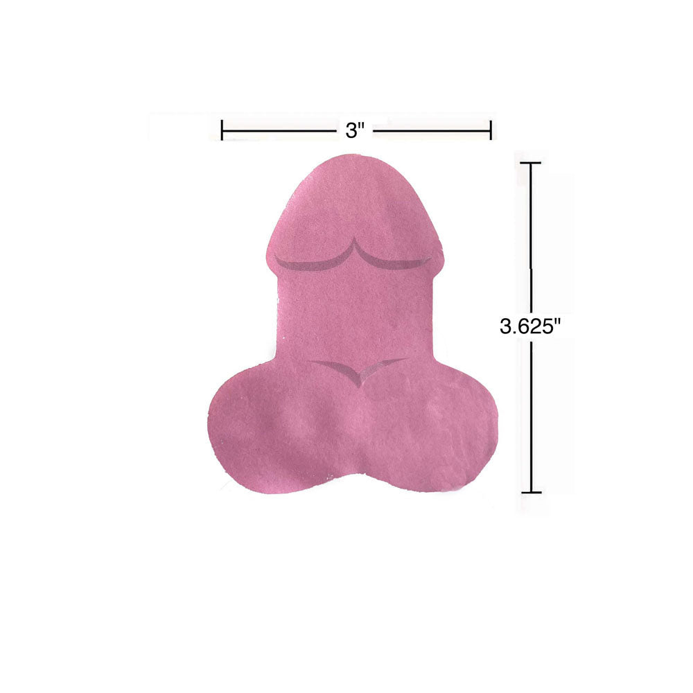 Super Fun Penis Sticky Notes - Multi Coloured Novelty Sticky Notes - 100 Pack - Silk and Sin