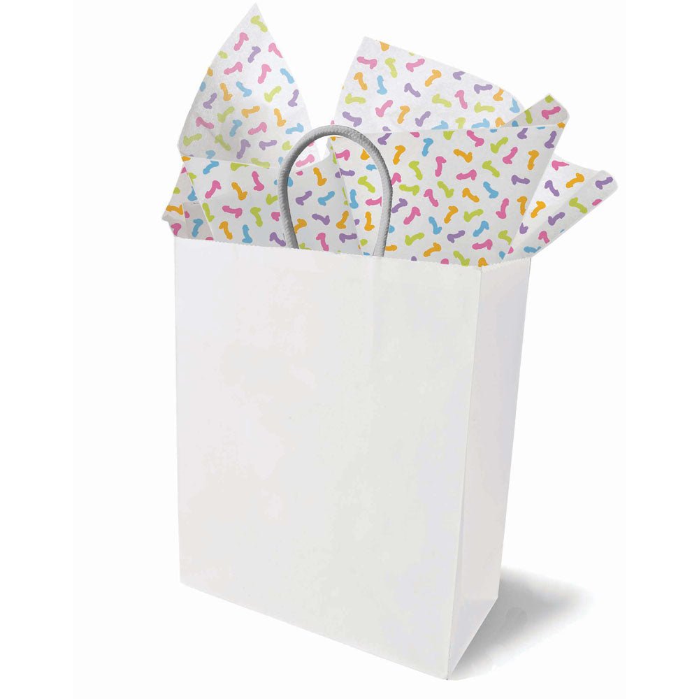 Super Fun Penis Tissue Paper Sheets - Novelty Decoration Sheets - 6 Pack - Silk and Sin