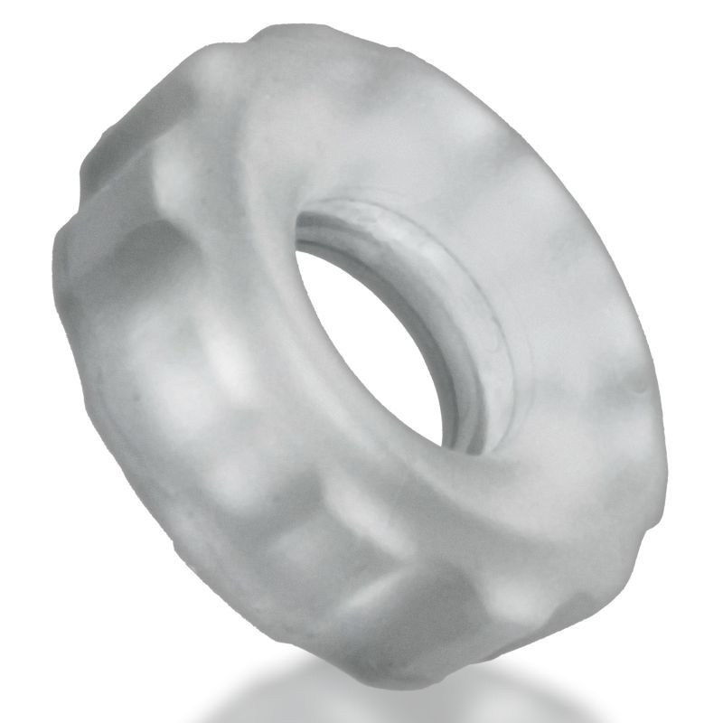 Super Hunkyjunk 3 Pc Cockrings Clear Ice - Silk and Sin