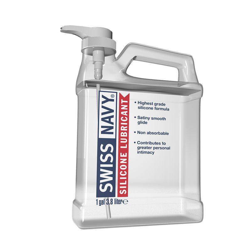 Swiss Navy Silicone Lubricant 1gal/3.8L - silkandsin