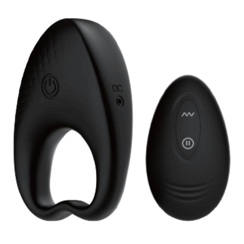 SXE Knight Vibrating Cock Ring with Remote - Silk and Sin