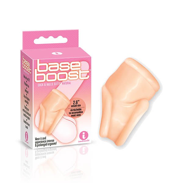 The 9's Base Boost - Flesh Cock & Ball Sleeve - Silk and Sin