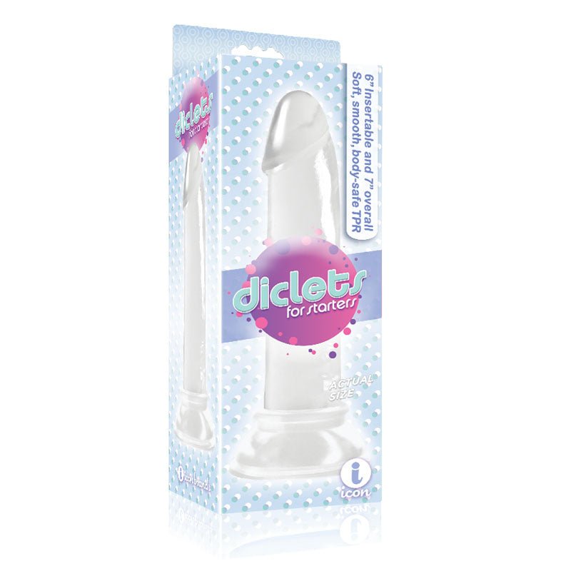 The 9's Diclets - Clear 17.8 cm (7'') Dong - silkandsin