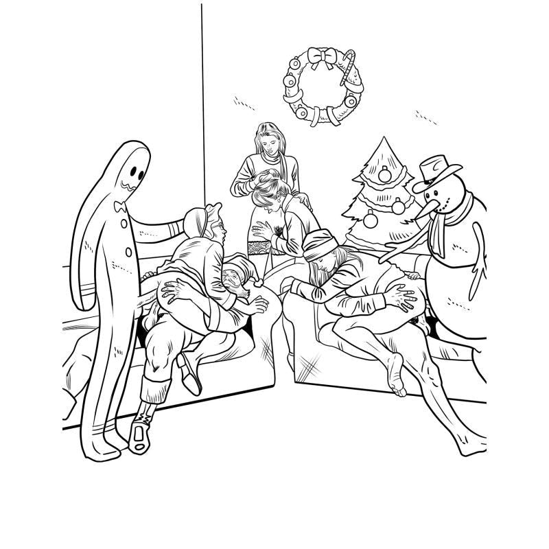 The Dirtiest Christmas Colouring Book Ever - Silk and Sin