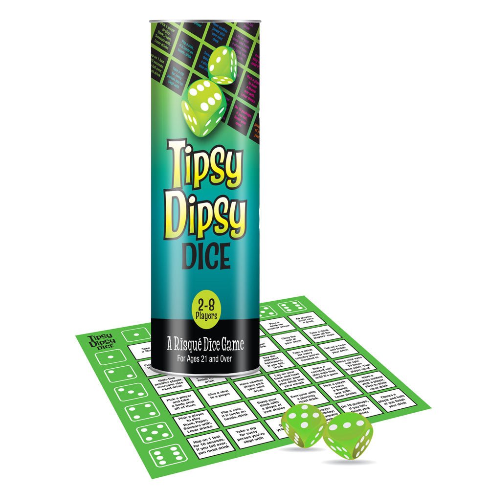 Tipsy Dipsy Dice - Drinking Game for Parties - Silk and Sin