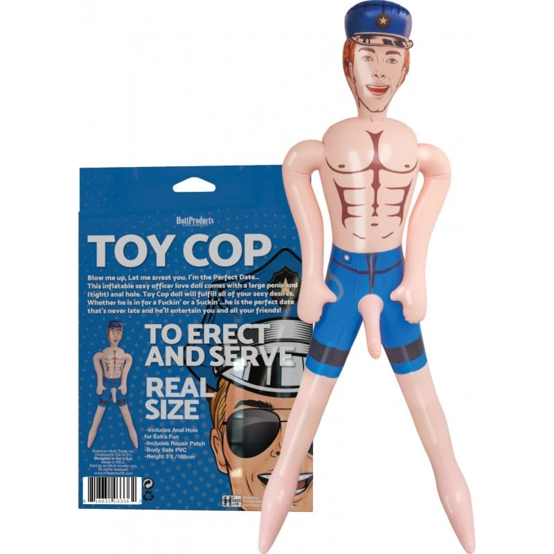 Top Cop Inflatable Doll - Silk and Sin