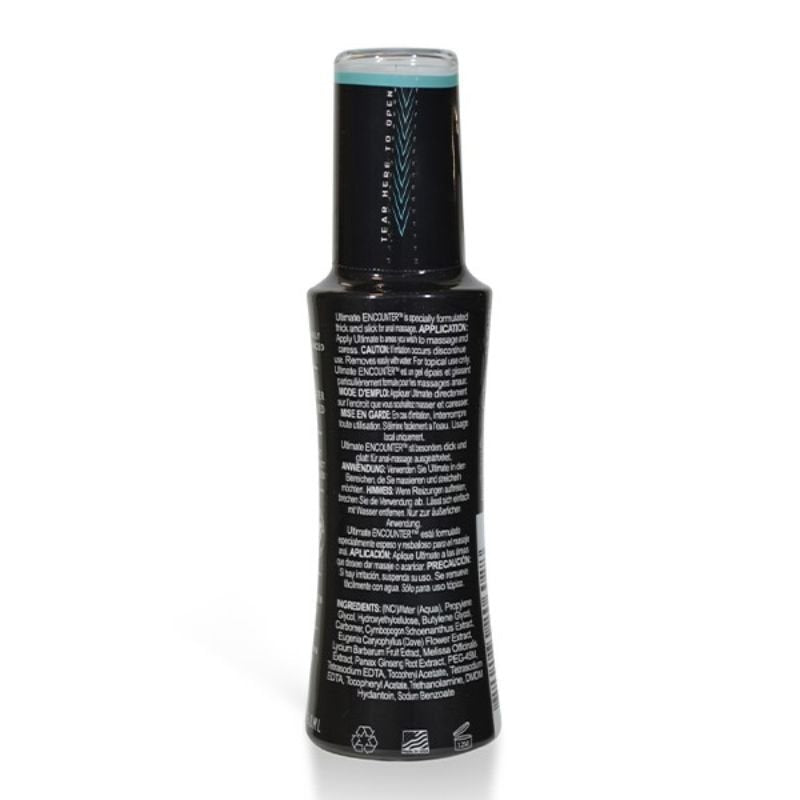 Ultimate Encounter Water Based Anal Lubricant 2.2oz/65ml - Silk and Sin