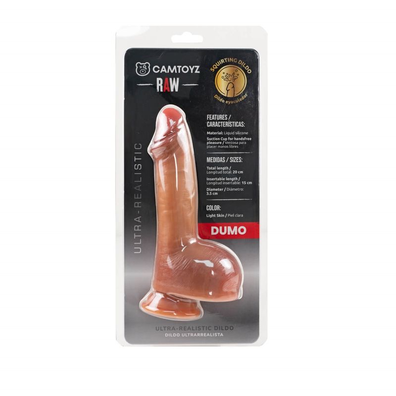 Ultra Realistic 20cm Silicone Dildo Dumo - Silk and Sin