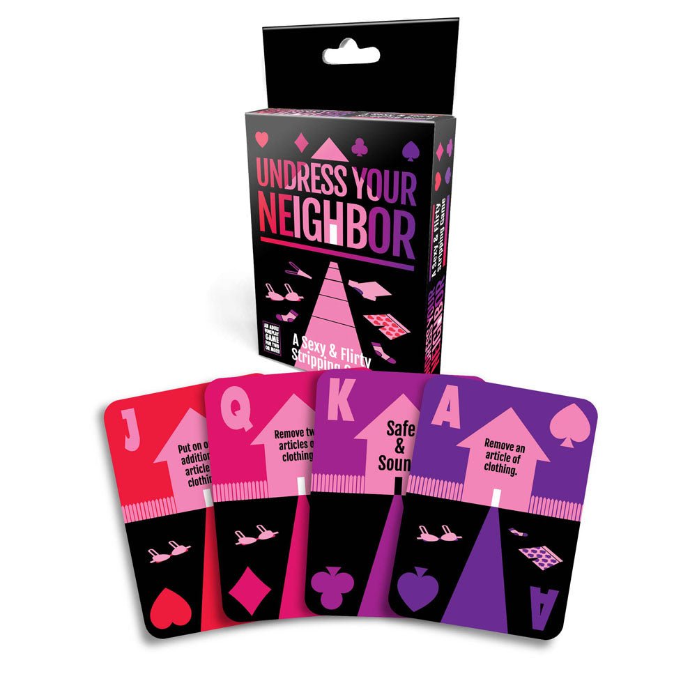 Undress Your Neighbour - Sexy Card Game - Silk and Sin