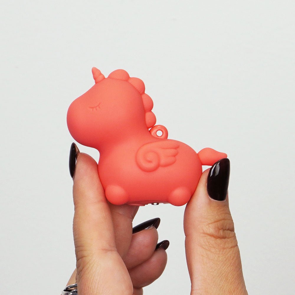 Unihorn Mini - Peachy Pony - Peach USB Rechargeable Stimulator - silkandsin