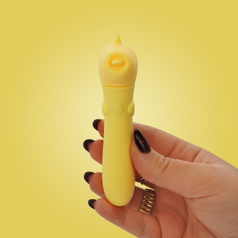 Unihorn - USB Bullet - Bean Blossom - Yellow USB Rechargeable Vibrating Bullet - silkandsin