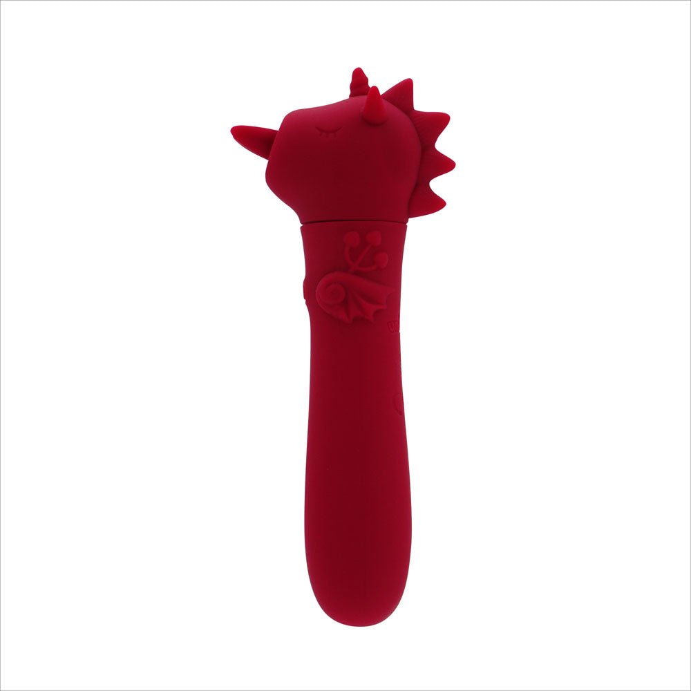 Unihorn - USB Bullet - Blaze Diablo - Red USB Rechargeable Vibrating Bullet - silkandsin