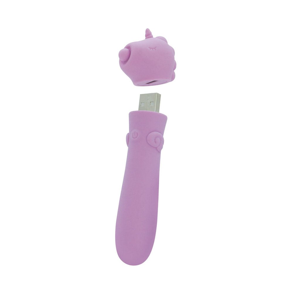 Unihorn - USB Bullet - Karma Lilac - Lilac USB Rechargeable Vibrating Bullet - silkandsin