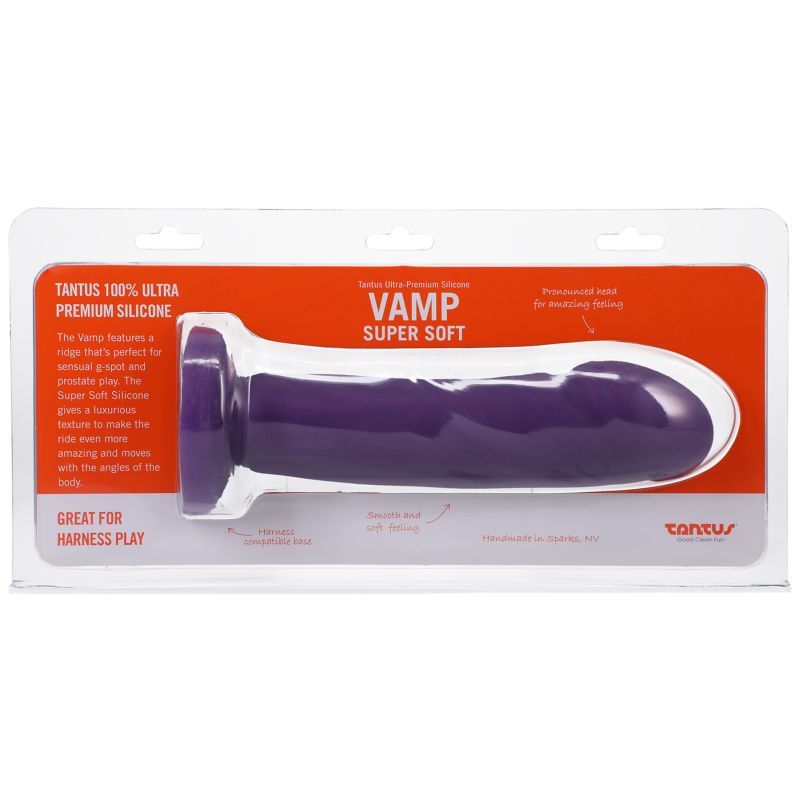 Vamp Soft Dildo Amethyst - Silk and Sin