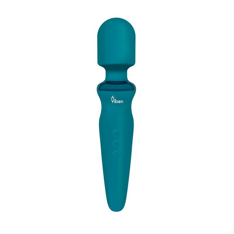 Viben Fierce Rechargeable Wand Massager Ocean - Silk and Sin