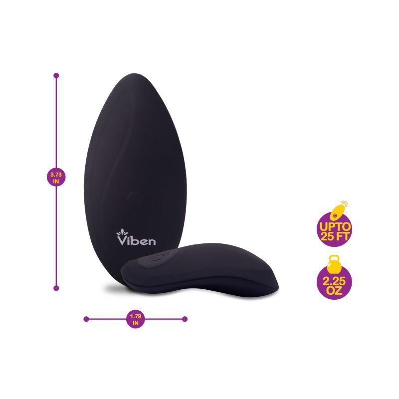 Viben Racy Multi Function Panty Vibe w Remote - Silk and Sin