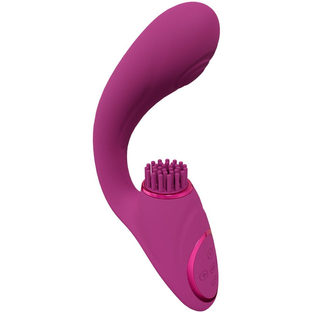 VIVE Gen - Pink - Pink USB Rechargeable Triple Motor Vibrator - silkandsin
