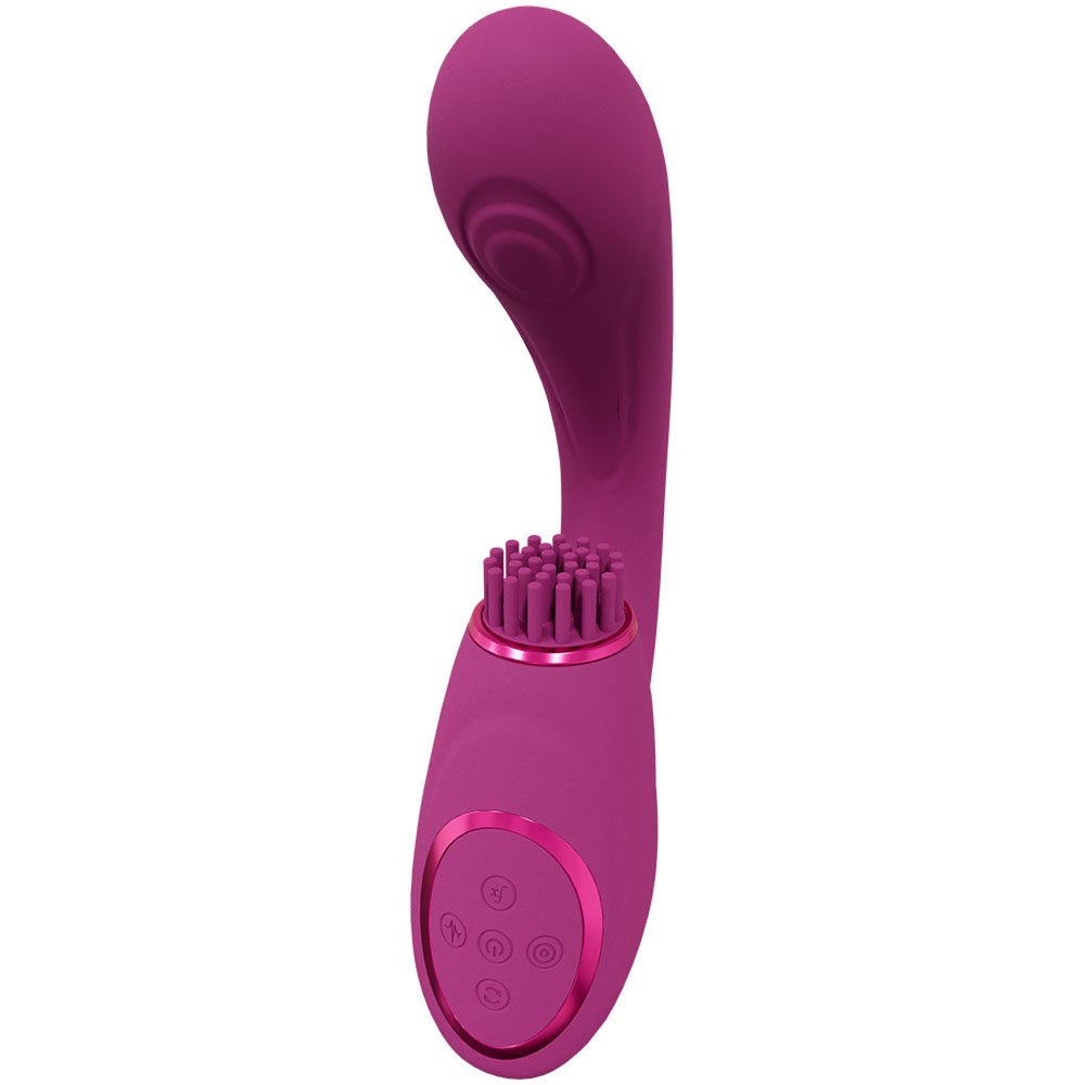 VIVE Gen - Pink - Pink USB Rechargeable Triple Motor Vibrator - silkandsin