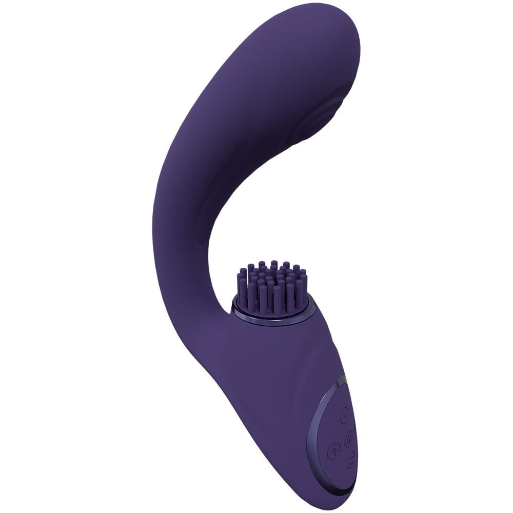 VIVE Gen - Purple - Purple USB Rechargeable Triple Motor Vibrator - silkandsin