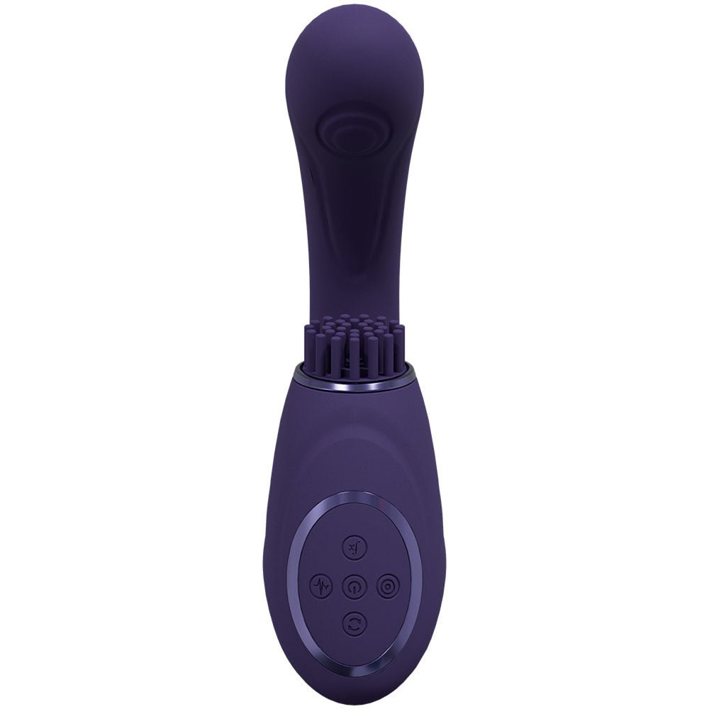 VIVE Gen - Purple - Purple USB Rechargeable Triple Motor Vibrator - silkandsin