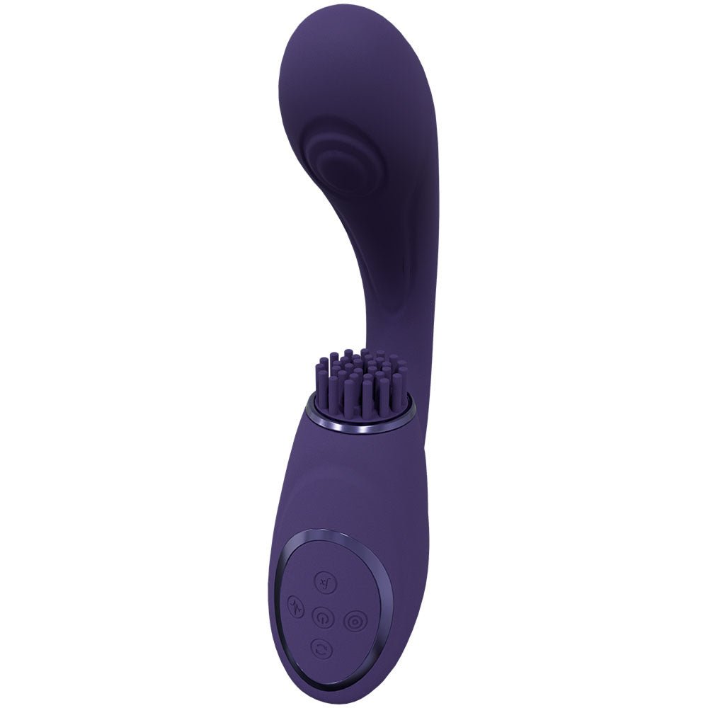 VIVE Gen - Purple - Purple USB Rechargeable Triple Motor Vibrator - silkandsin