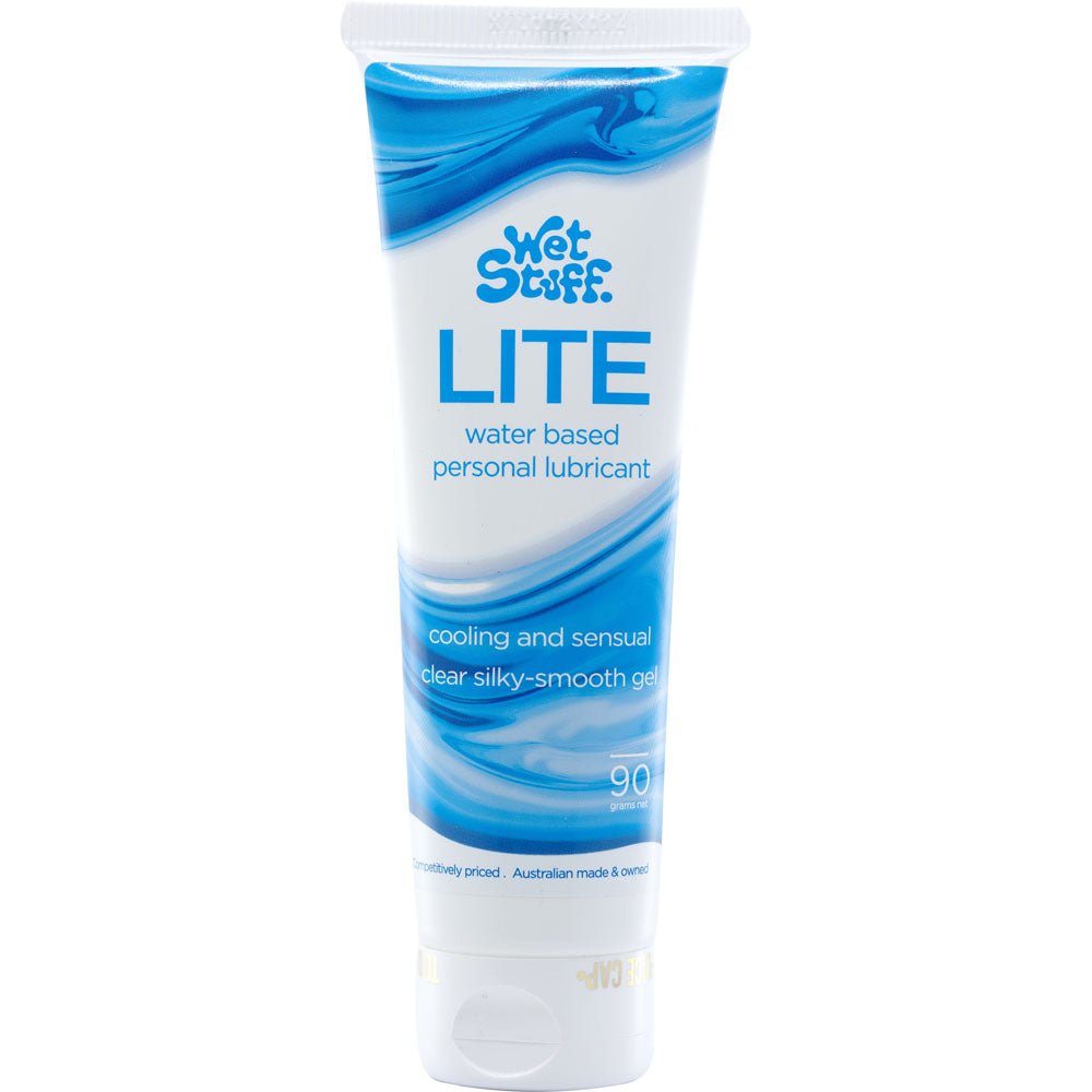 Wet Stuff Lite - 90g Tube - Water Based Lubricant - 90 gram Tube - Silk and Sin