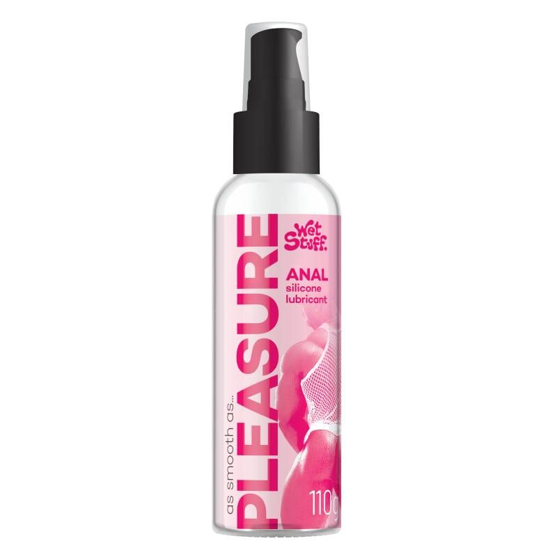Wet Stuff Pleasure Anal Silicone Lubricant Pump Top 110g - Silk and Sin