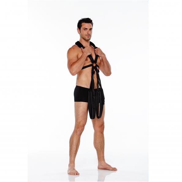 WhipSmart Body Swing - Black Body Swing Harness - silkandsin