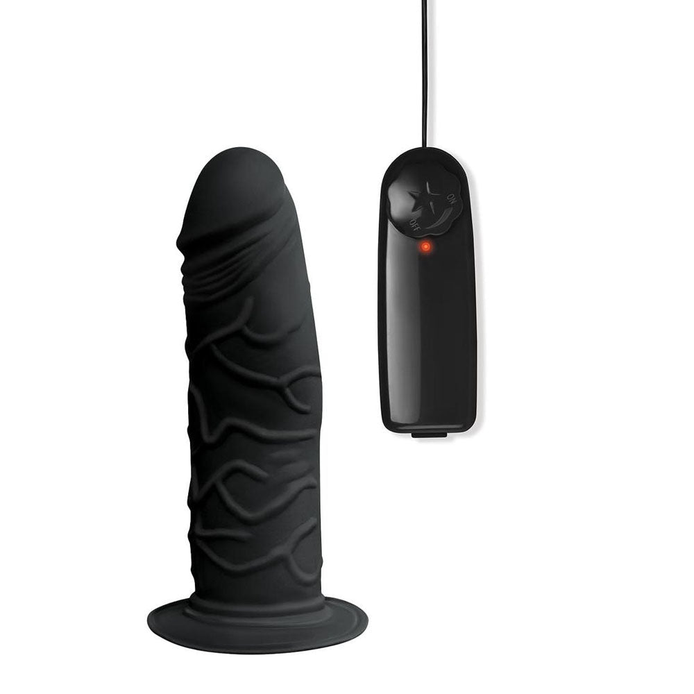 Whipsmart Inflatable Vibrating Love Seat - Black Inflatable Cushion with 6'' Vibrating Dong - Silk and Sin