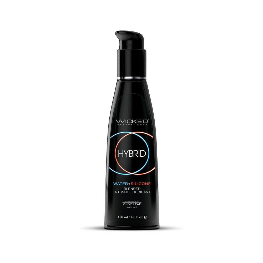 Wicked Hybrid - Water & Silicone Blended Lubricant - 120 ml Bottle - Silk and Sin