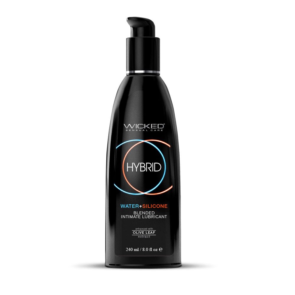 Wicked Hybrid - Water & Silicone Blended Lubricant - 240 ml Bottle - Silk and Sin