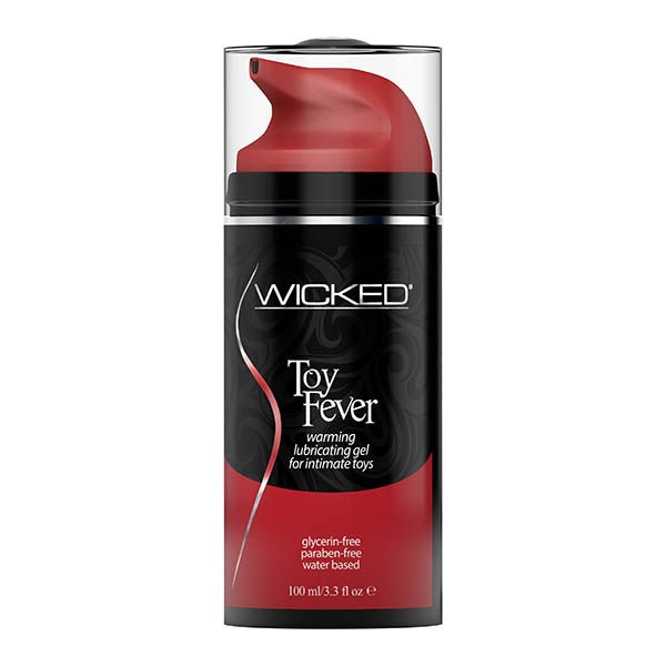 Wicked Toy Fever - Warming Glycerin Free Water Based Lubricant - 100 ml (3.3 oz) Bottle - Silk and Sin